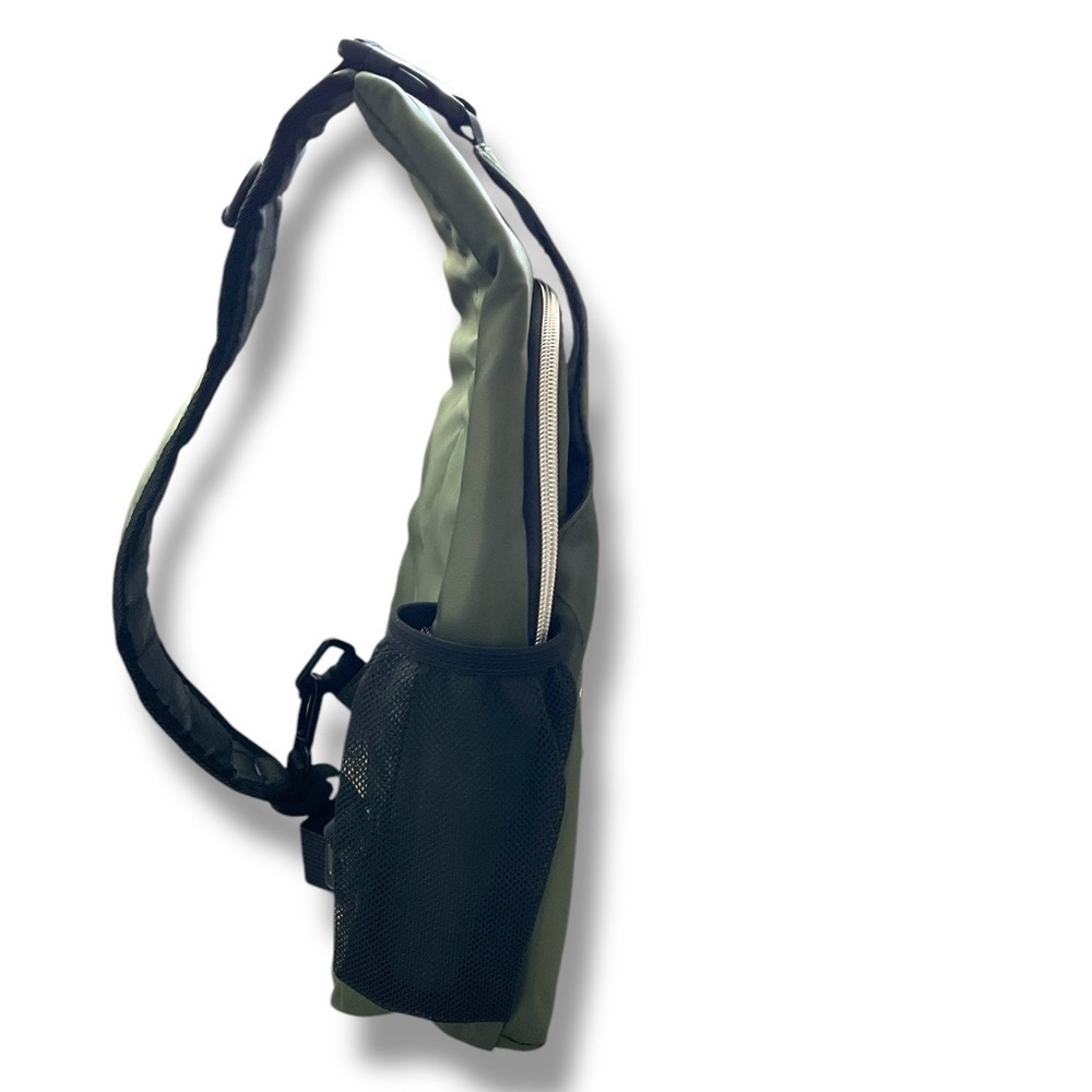 Mosiso Olive Green Multi Pocket Sling Backpack - Picture 4 of 7